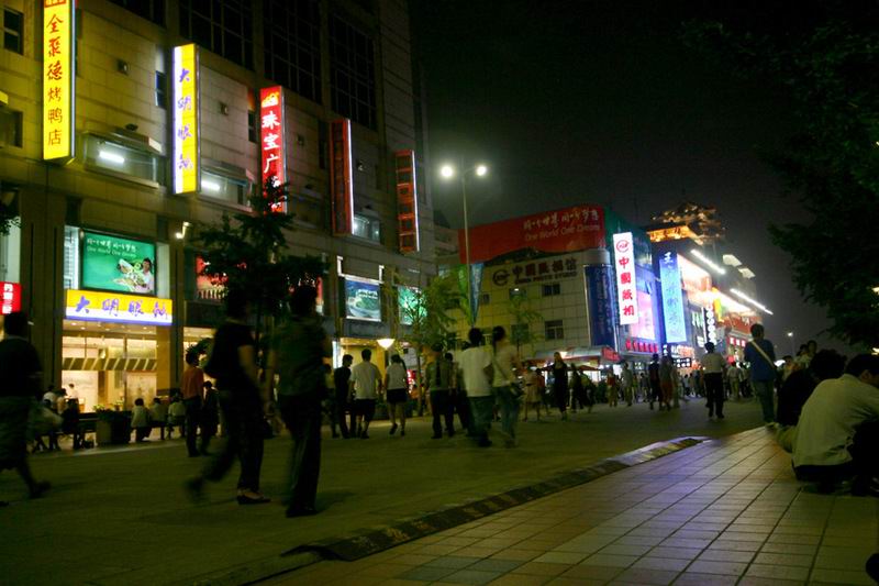 Pedestrian street Wangfujing  