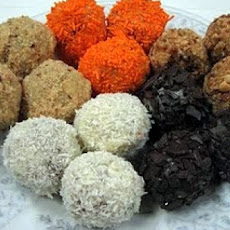 Black & Orange Halloween Truffles - Favors / Treats!