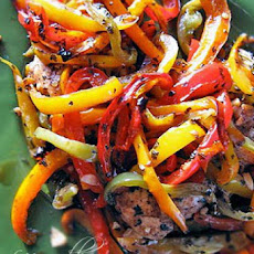 Karina's Easy Chicken and Balsamic Peppers