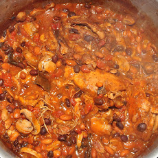 Slow Cooker Chicken and Bean Chili