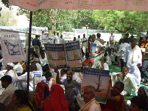 The protest