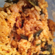 Risotto with Dandelion Greens, Chard, and Sundried Tomatoes