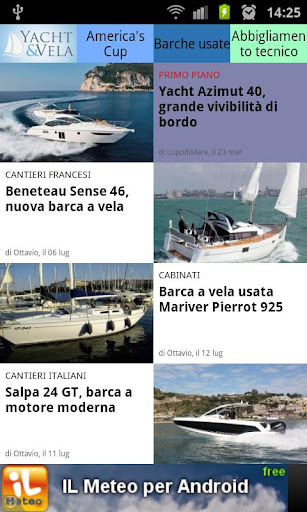 Yacht e barche a vela