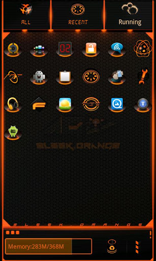 免費下載個人化APP|Sleek Orange GO Launcher Theme app開箱文|APP開箱王