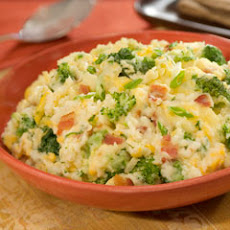 Loaded Broccoli Mashed Potatoes