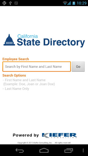 CA State Directory