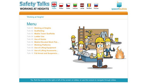 Safety Talks - Work Heights