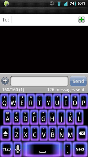 Night Glow Keyboard Skin