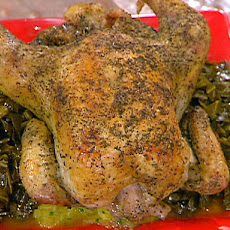 Simple Roast Chicken with Truffle Oil Drizzle