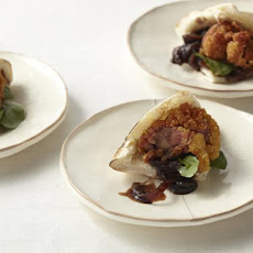 Fried Chicken Liver Pitas with Red Onion Marmalade and Watercress