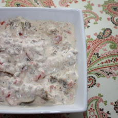 Crock Pot Cream Cheese & Sausage Dip