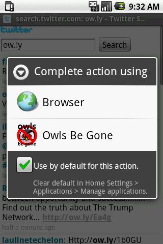 owls be gone