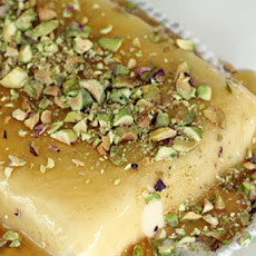 White Chocolate and Pistachio Semifreddo