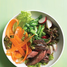 Steak Salad with Snap Peas