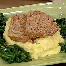 Tex-Mex Meatloaf with Chipotle Chile Glaze and Cheddar Mashed Potatoes