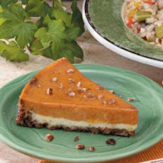 Pumpkin Pecan Cheesecake