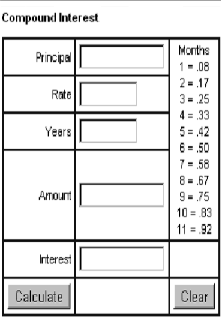 Compound Interest Calculator