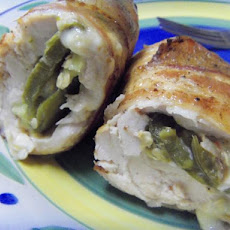 Roasted Jalapeno & Cheese Stuffed Bacon Wrapped Chicken