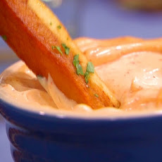 Fried Potatoes with Coriander Cayenne Mayonnaise