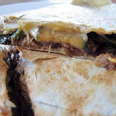 Pork and Cheese Quesadillas
