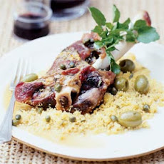 Lamb Shanks with Olives and Capers