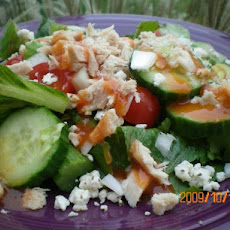 Tuna-Topped Chopped Salad To-Go