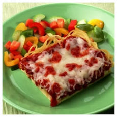 Deep-Dish Spaghetti Pizza