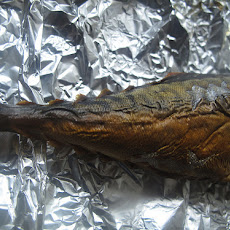 Tea-smoked mackerel