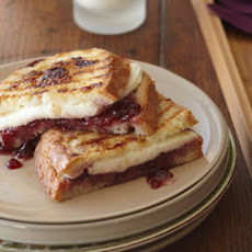 Mozzarella, Raspberry, and Brown Sugar Panini