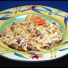 Elaine's Sirloin Burger Soup