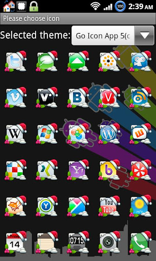 Icon App 5 Go Launcher Ex