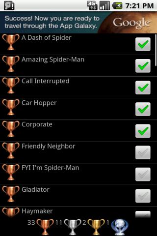 Trophies 4 Spider-Man