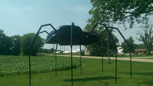 Volkswagen Beetle Spider Sculpture