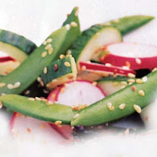 Sugar Snap Pea, Radish, and Cucumber Salad