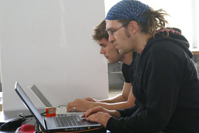 Danilo und Marius auf dem Bibcamp