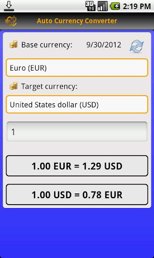 Auto Currency Converter
