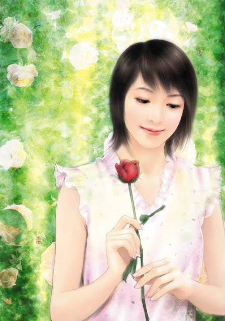 Beautiful girl painting 1197015629.jpg