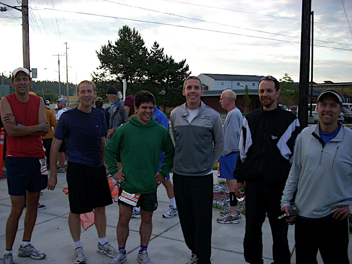 Andy Browning, Matt Rowley, Aaron Shakow, Tim Sturm, Dale Marchand, Craig Green at the last major exchange, real early Saturday morning.