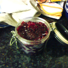 Sugared Cranberries and Sage Leaves