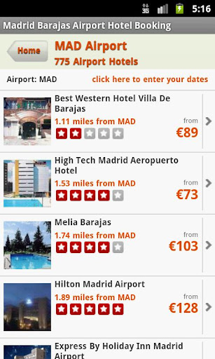 Hotels Near Madrid Airport