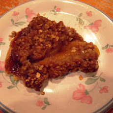 Peach Crumb Pie