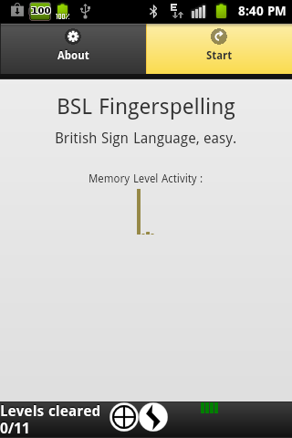 Memorise BSL Fingerspelling