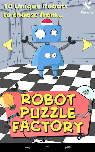 Robot Puzzle Factory for kids