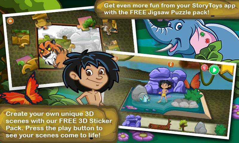 Android application StoryToys Jungle Book screenshort