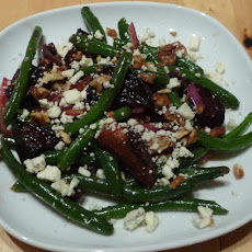 Roasted Beet, Green Beans and Olive Salad