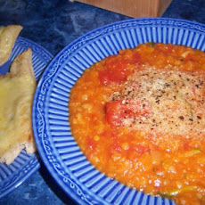 Red Lentil and Tomato Soup