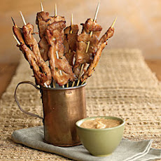 Pork Satay with Peanut Dipping Sauce