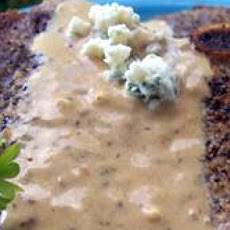 Pork Chops with Blue Cheese Gravy
