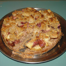 Pear and Fig Pie with an Oatmeal and Almond Crust