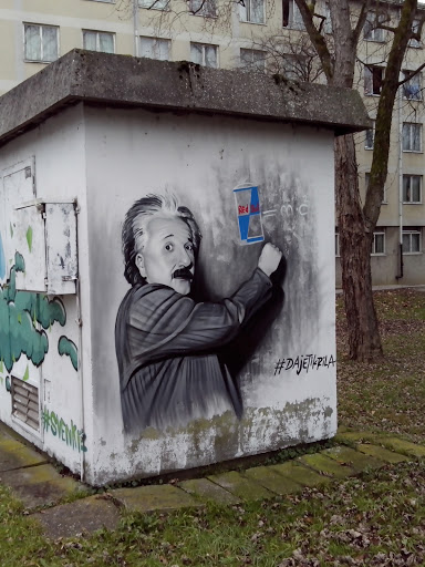 Einstein on the Wall